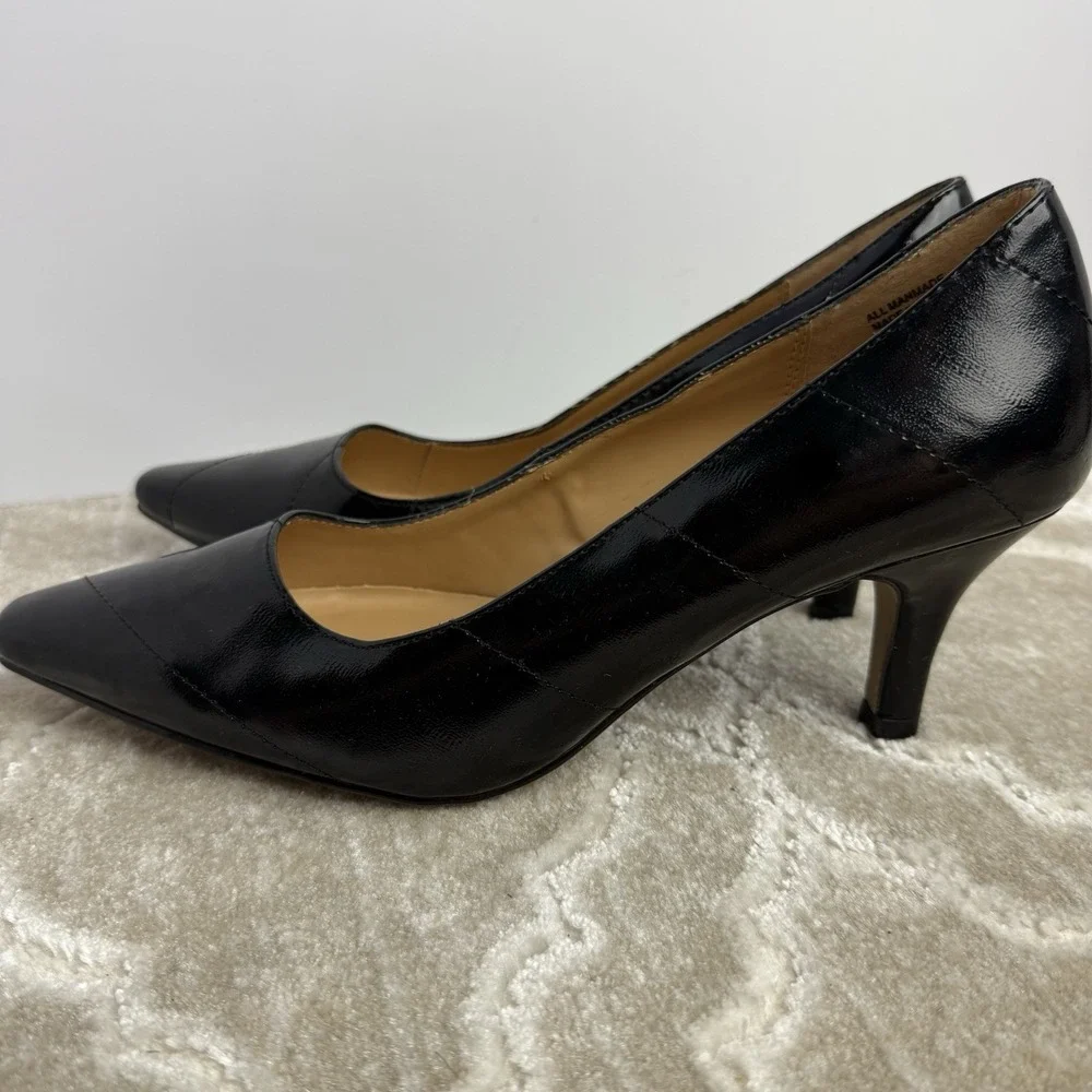 Karen Scott Clancy Style Women's Black Heel/Pumps Great Condition Size 8M